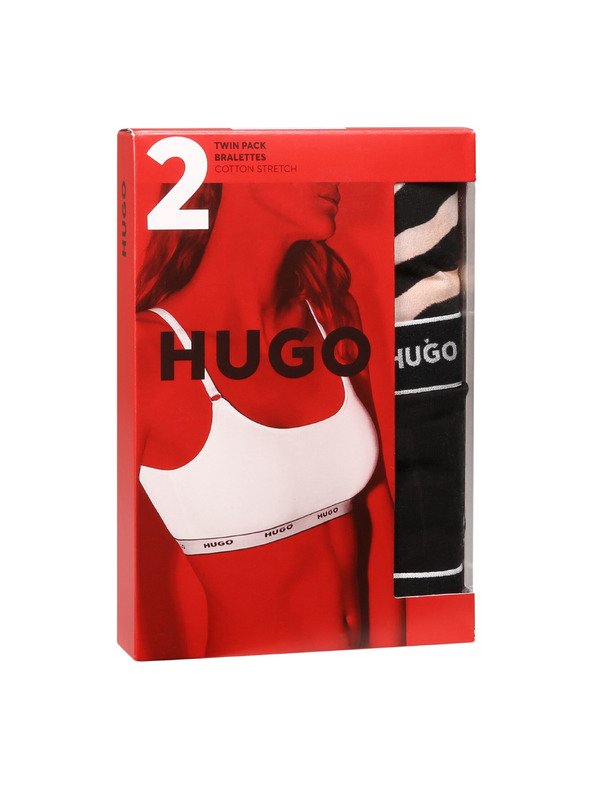 HUGO Sada dvoch - dámska podprsenka HUGO viacfarebná