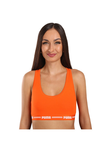 Puma Dámska športová podprsenka Puma oranžová