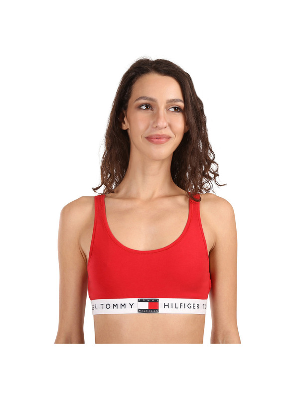 Tommy Hilfiger Dámska podprsenka Tommy Hilfiger červená