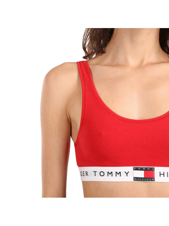 Tommy Hilfiger Dámska podprsenka Tommy Hilfiger červená