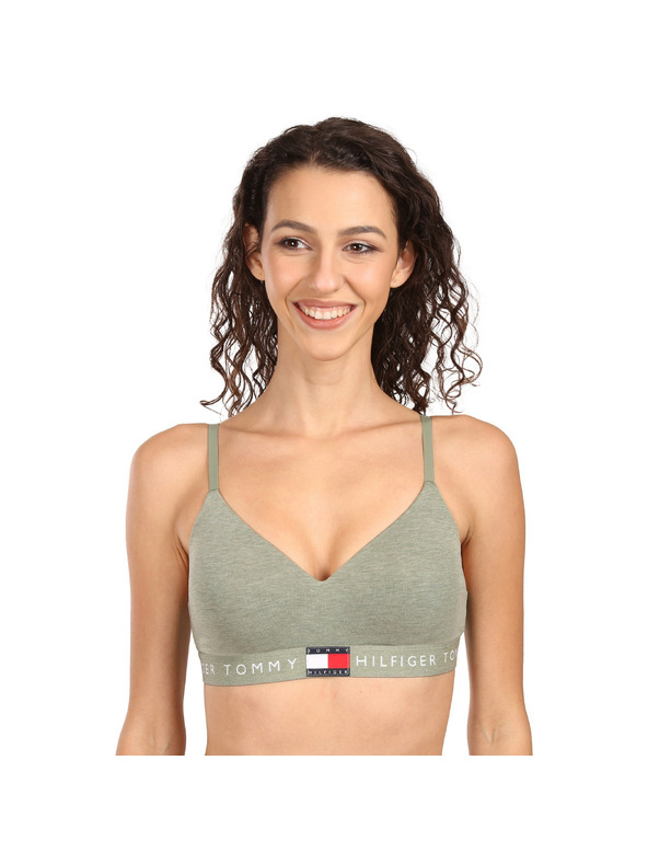 Tommy Hilfiger Dámska podprsenka Tommy Hilfiger zelená