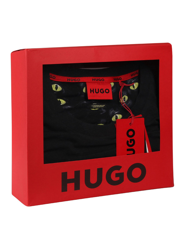 BOSS Pánske pyžamo HUGO čierne