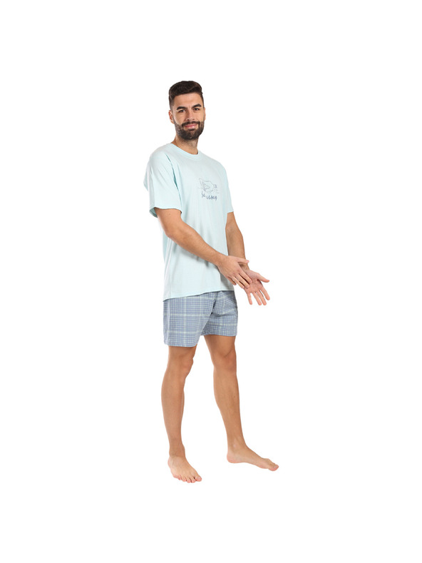 gino Pánske pyžamo Gino viacfarebné