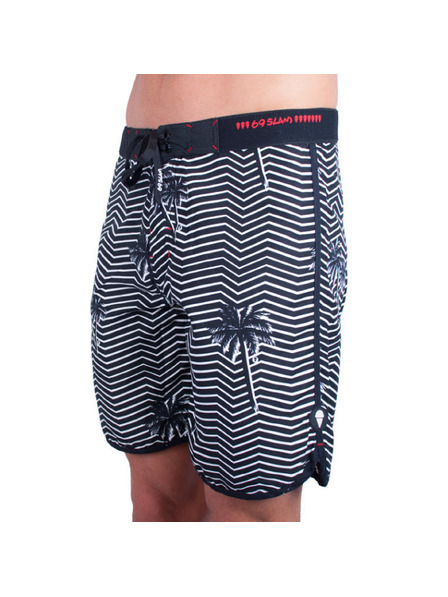 69slam Pánske plavky 69SLAM krátke boardshort medium island daze