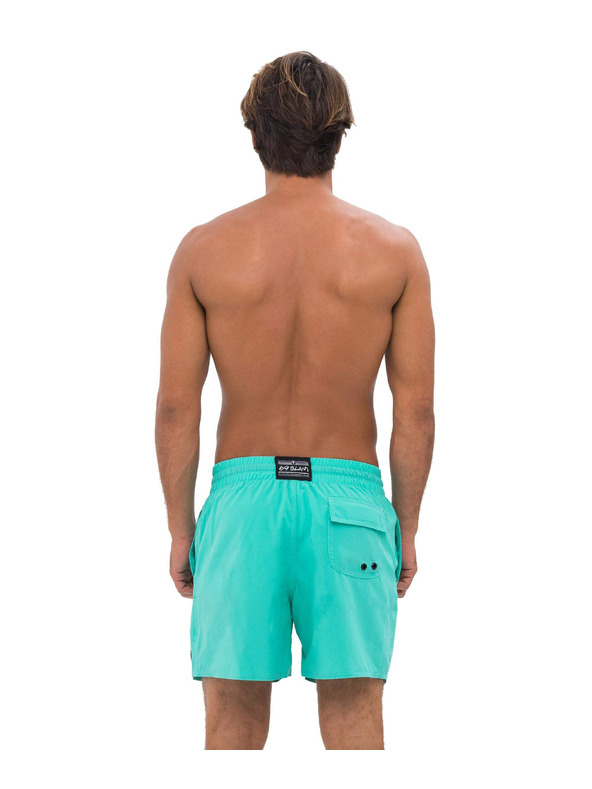 69slam Pánske plavky 69SLAM AQUA GREEN