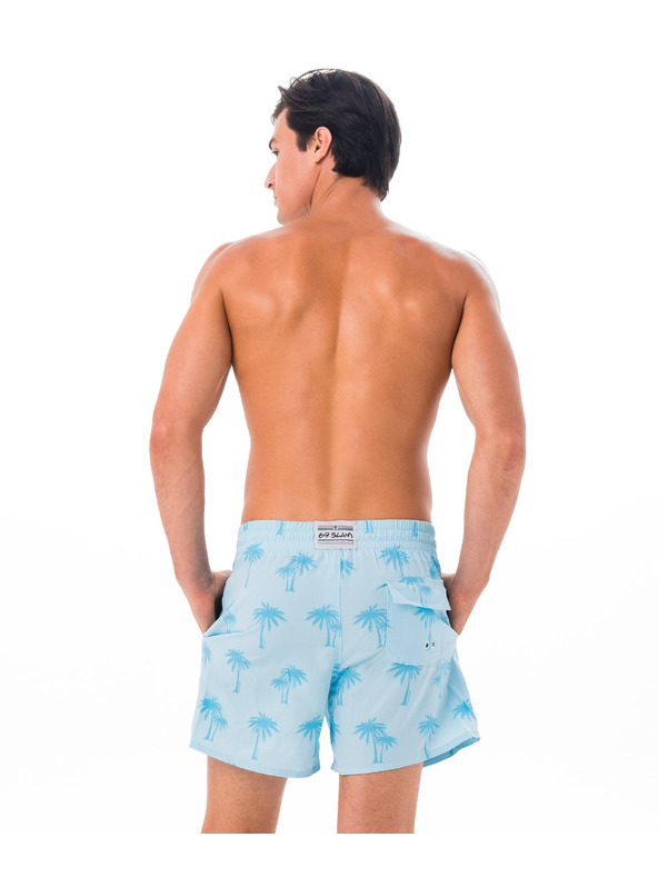 69slam Pánske plavky 69SLAM PALM BLUE