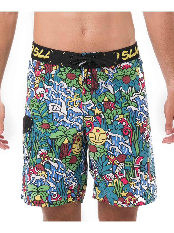 69slam Pánske plavky 69SLAM TROPICAMAZON