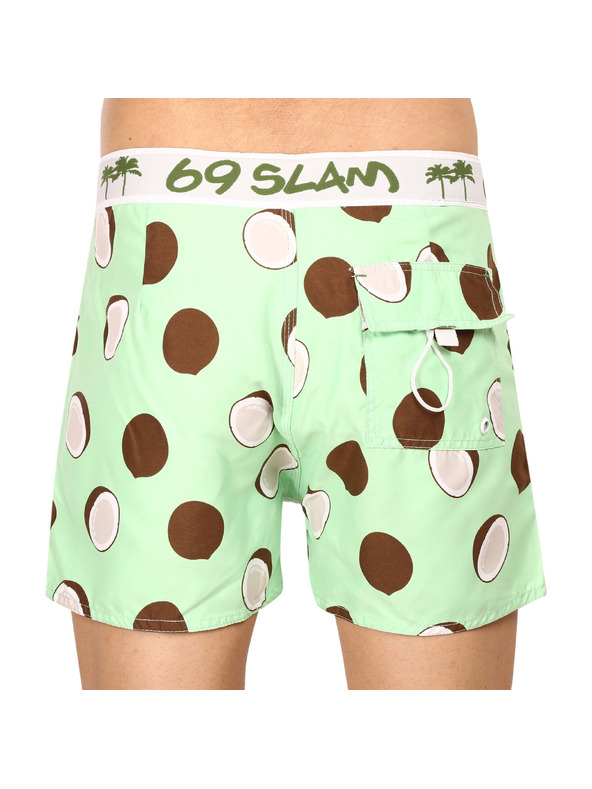 69slam Pánske plavky 69SLAM coco brown mateo
