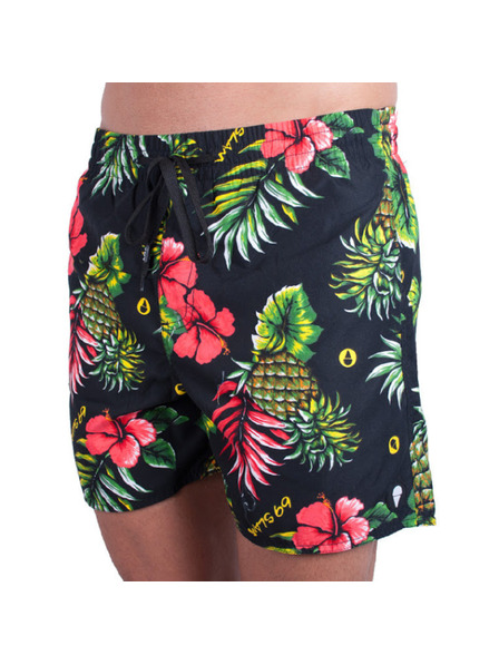 69slam Pánske plavky 69SLAM boardshort leilani black