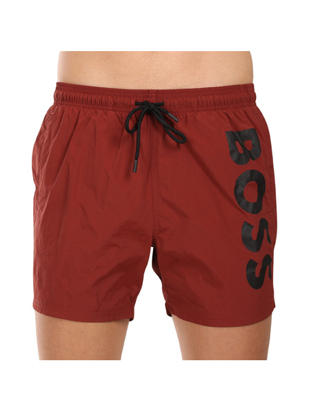 BOSS Pánske plavky BOSS červené