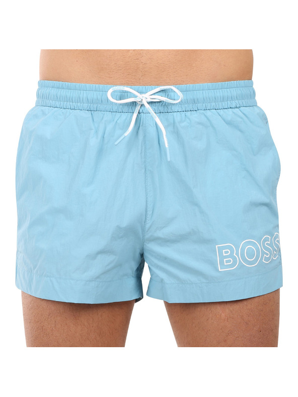 BOSS Pánske plavky BOSS modré