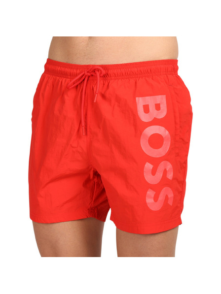 BOSS Pánske plavky BOSS červené