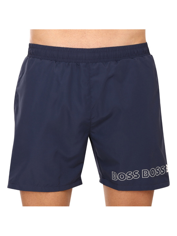 BOSS Pánske plavky BOSS modré