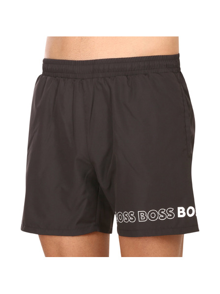 BOSS Pánske plavky BOSS čierne