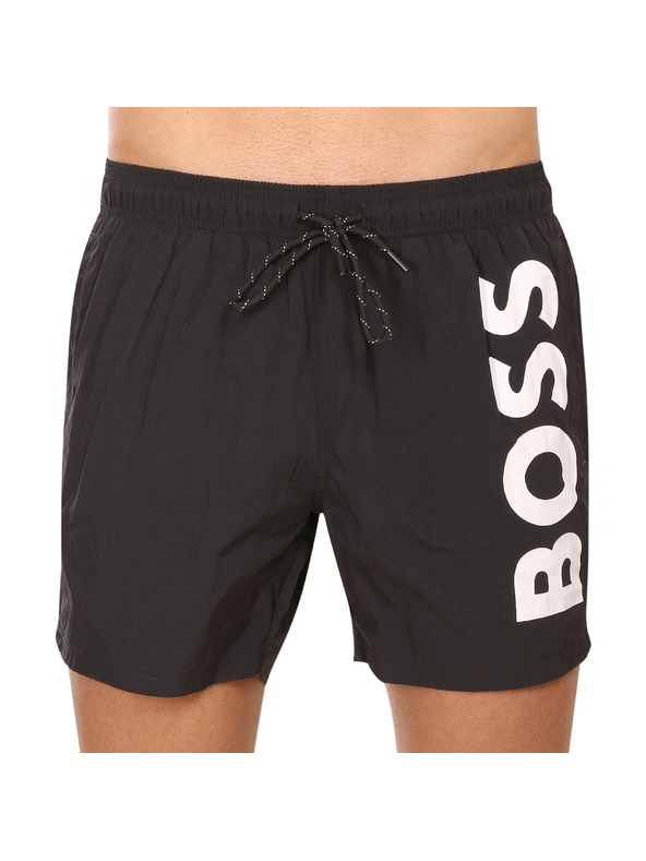 BOSS Pánske plavky BOSS čierne