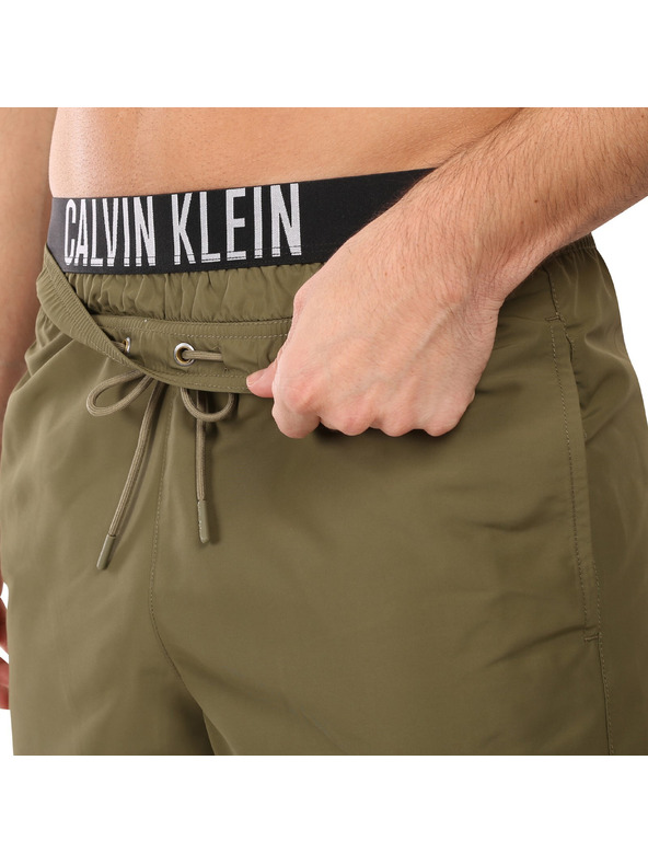 Calvin Klein Pánske plavky Calvin Klein zelené