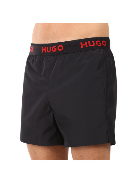 HUGO Pánske plavky HUGO čierne