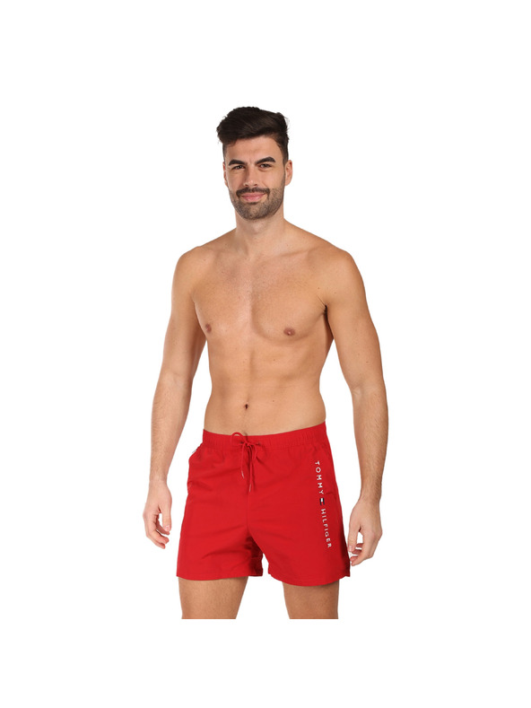Tommy Hilfiger Pánske plavky Tommy Hilfiger červené