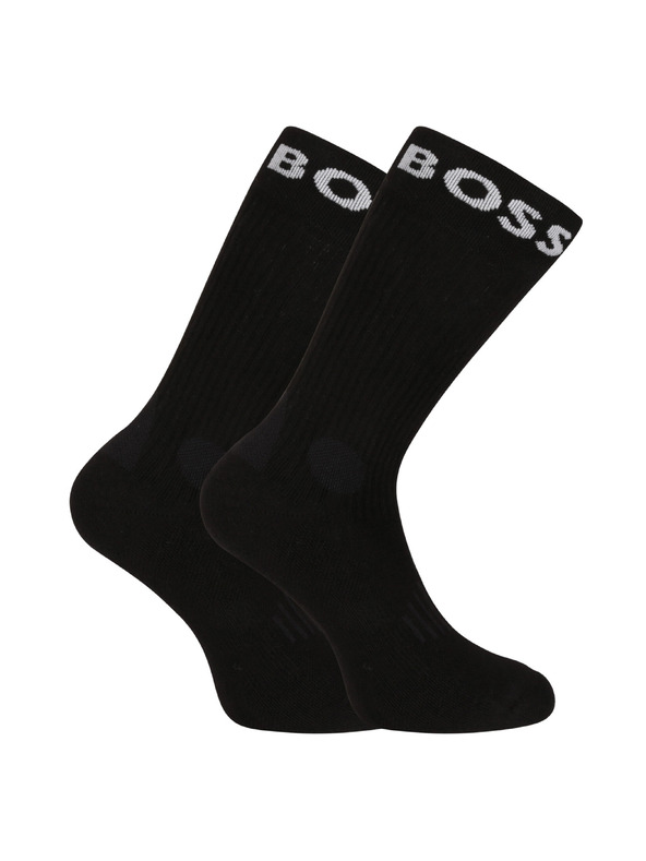 BOSS Sada dvoch - ponožky BOSS čierne