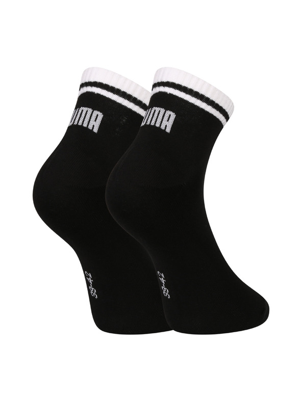 Puma Sada dvoch - ponožky Puma nízke čierne