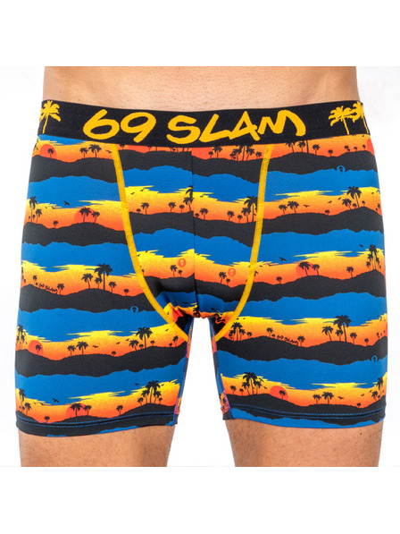 69slam Pánske boxerky 69SLAM fit sunset palm