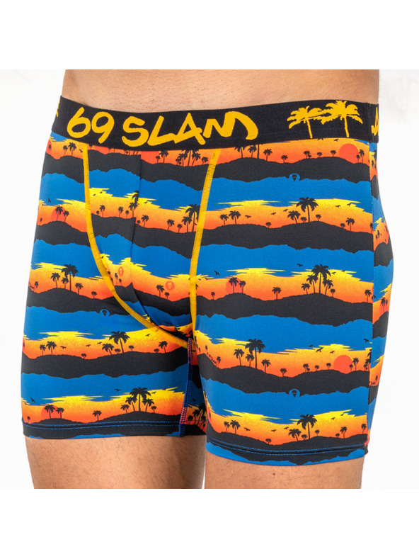 69slam Pánske boxerky 69SLAM fit sunset palm