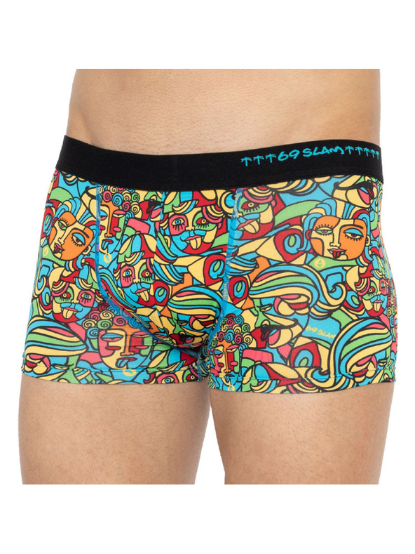 69slam Pánske boxerky 69SLAM hip cubism mock