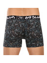 69slam Pánske boxerky 69SLAM Gilbert fit bamboo SKULLER
