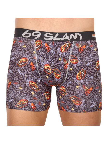 69slam Pánske boxerky 69SLAM fit mayan head dylan