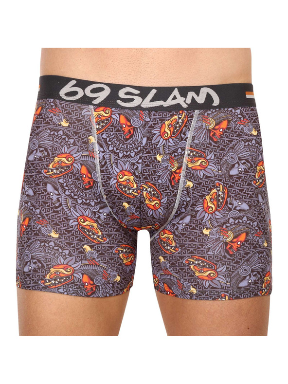 69slam Pánske boxerky 69SLAM fit mayan head dylan