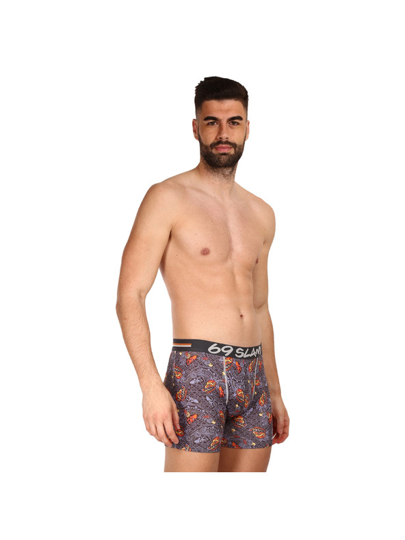 69slam Pánske boxerky 69SLAM fit mayan head dylan