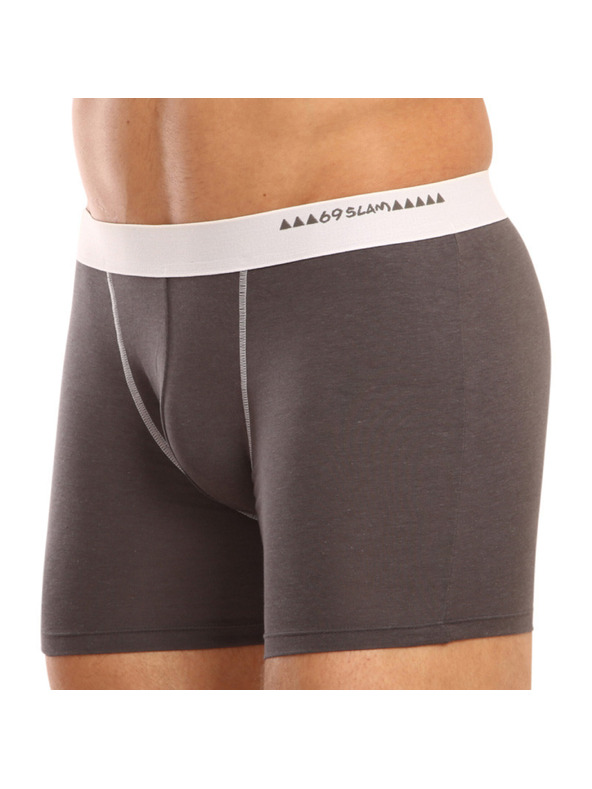 69slam Pánske boxerky 69SLAM fit bamboo plain