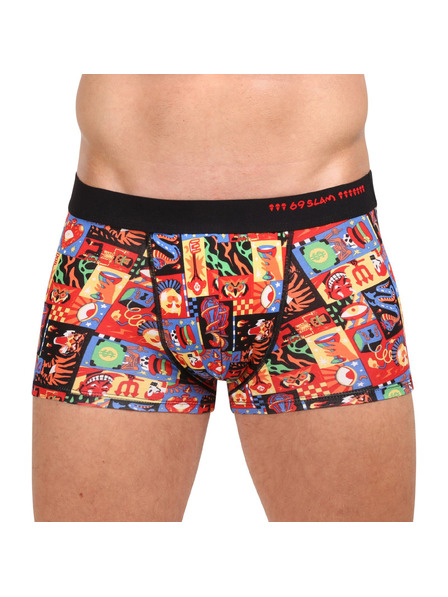 69slam Pánske boxerky 69SLAM hip bamboo WEIRD BLOCK ELIJAH