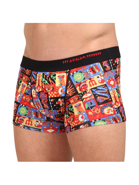 69slam Pánske boxerky 69SLAM hip bamboo WEIRD BLOCK ELIJAH