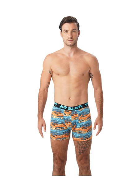 69slam Pánske boxerky 69SLAM hip bamboo WEIRD BLOCK ELIJAH