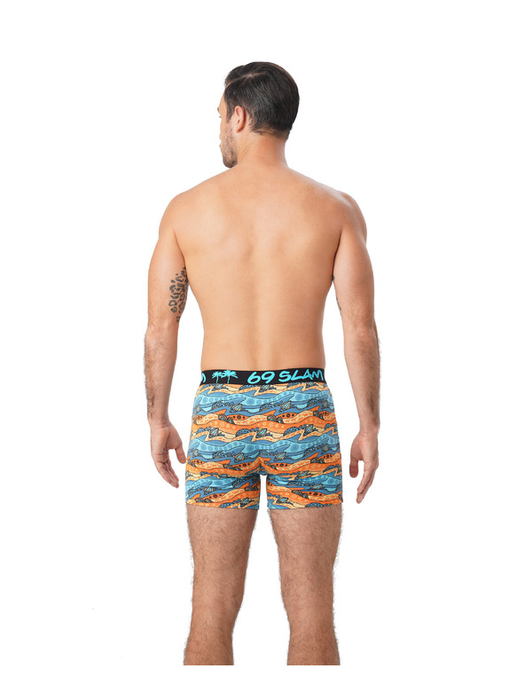 69slam Pánske boxerky 69SLAM hip bamboo WEIRD BLOCK ELIJAH