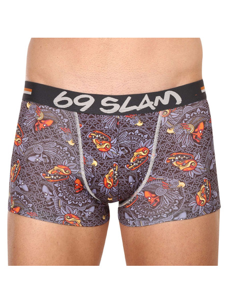 69slam Pánske boxerky 69SLAM hip mayan head mason