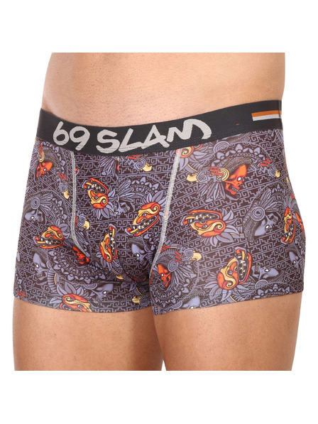 69slam Pánske boxerky 69SLAM hip mayan head mason