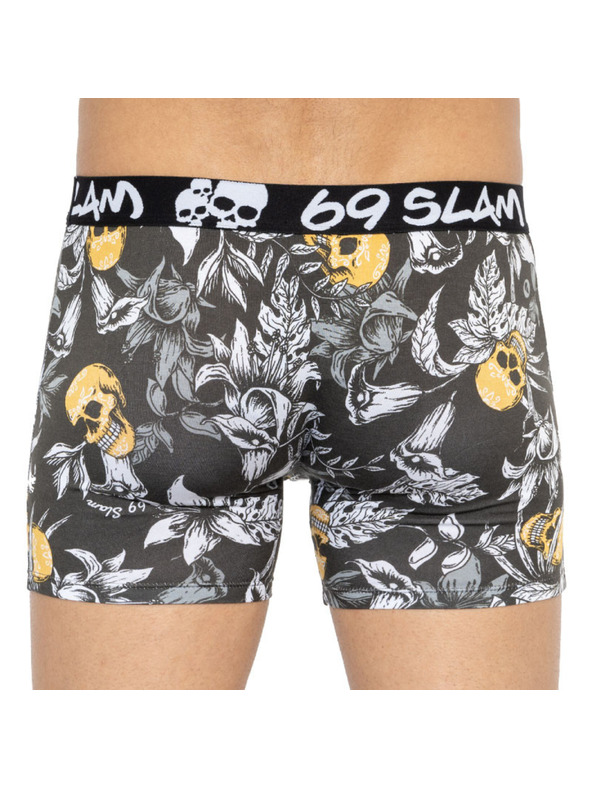 69slam Pánske boxerky 69SLAM fit bamboo wild garden