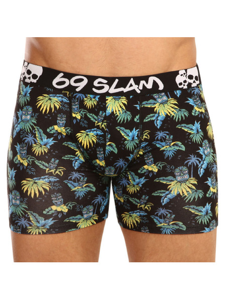 69slam Pánske boxerky 69SLAM fit bamboo tiki face