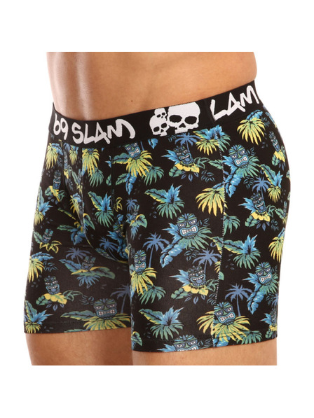 69slam Pánske boxerky 69SLAM fit bamboo tiki face