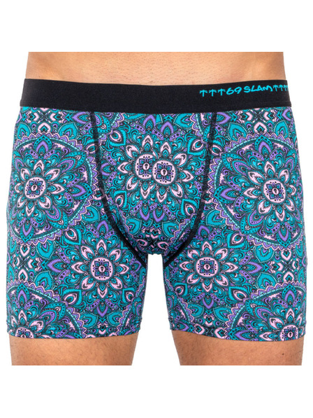 69slam Pánske boxerky 69SLAM fit pastel mandala