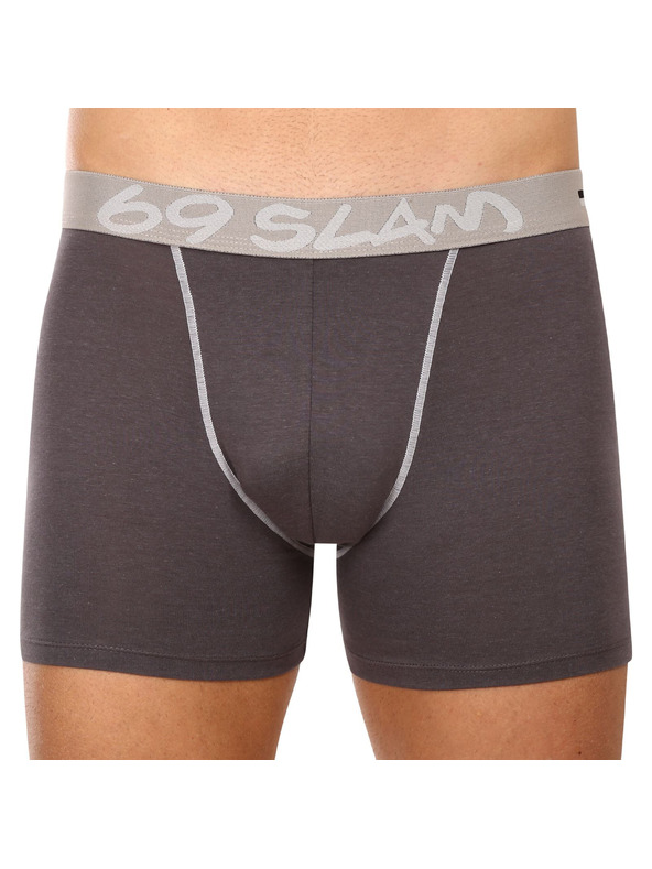69slam Pánske boxerky 69SLAM fit bamboo plain