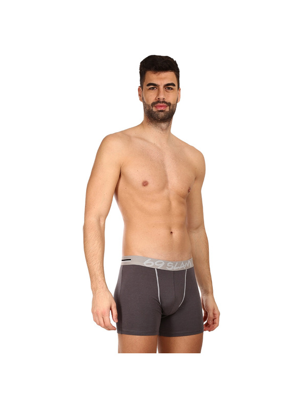 69slam Pánske boxerky 69SLAM fit bamboo plain