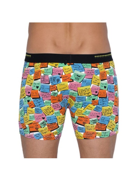 69slam Pánske boxerky 69SLAM Fit Bamboo Post It