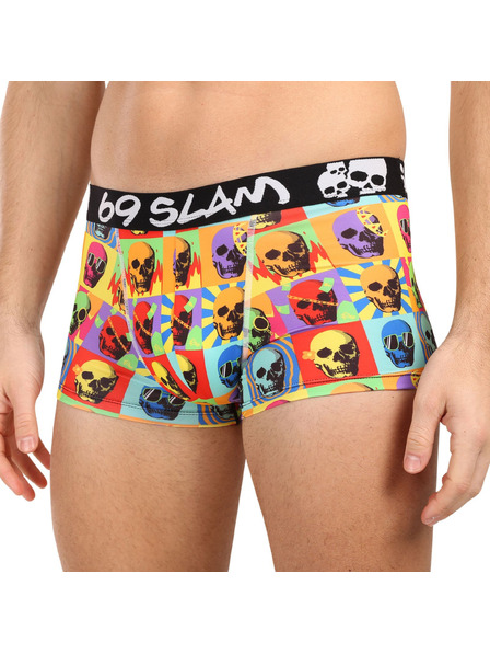 69slam Pánske boxerky 69SLAM SKULL MASON HIP viacfarebné