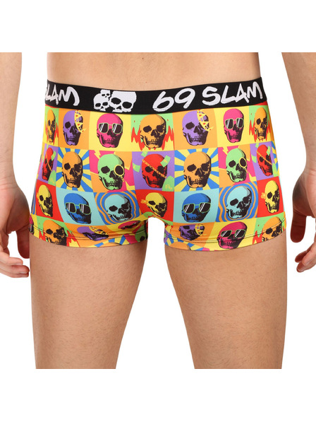 69slam Pánske boxerky 69SLAM SKULL MASON HIP viacfarebné