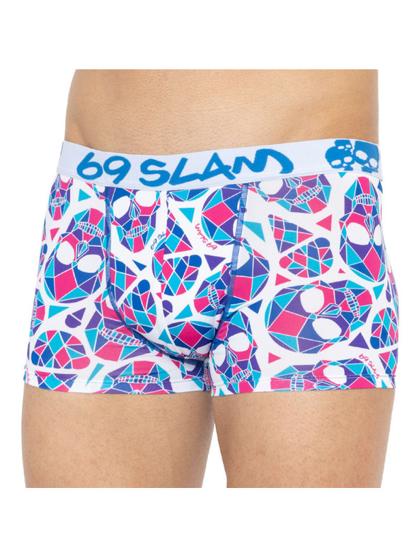69slam Pánske boxerky 69SLAM hip skullmond white