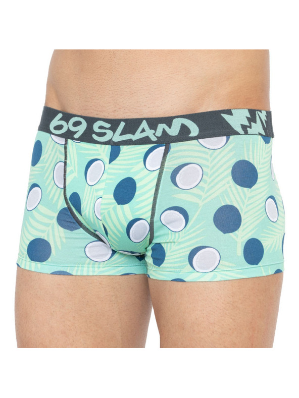 69slam Pánske boxerky 69SLAM hip bamboo coco blue