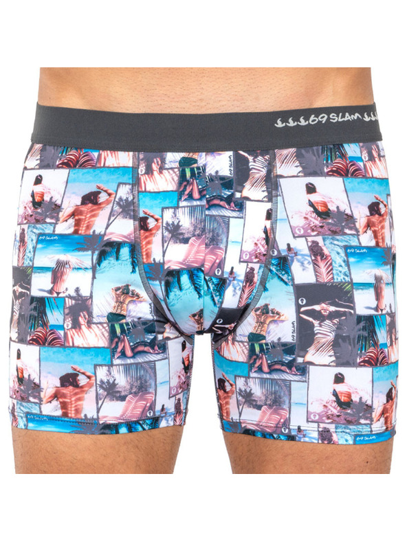 69slam Pánske boxerky 69SLAM fit under the palm